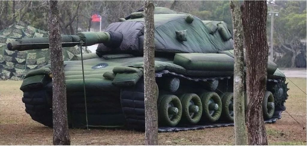 石狮军用充气坦克